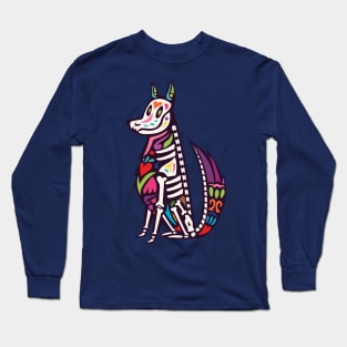 day of the dead animal Long Sleeve T-Shirt